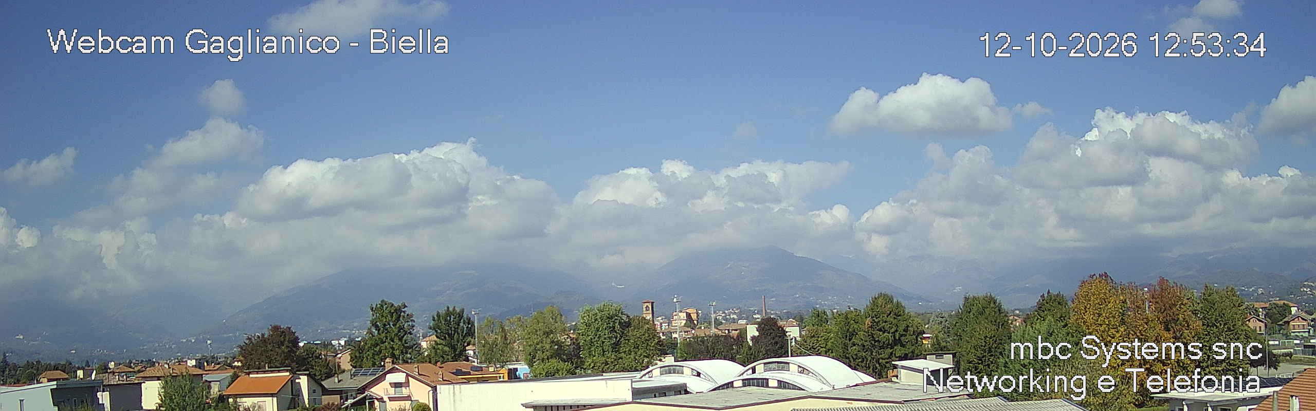 veduta delle alpi biellesi dai nostri uffici